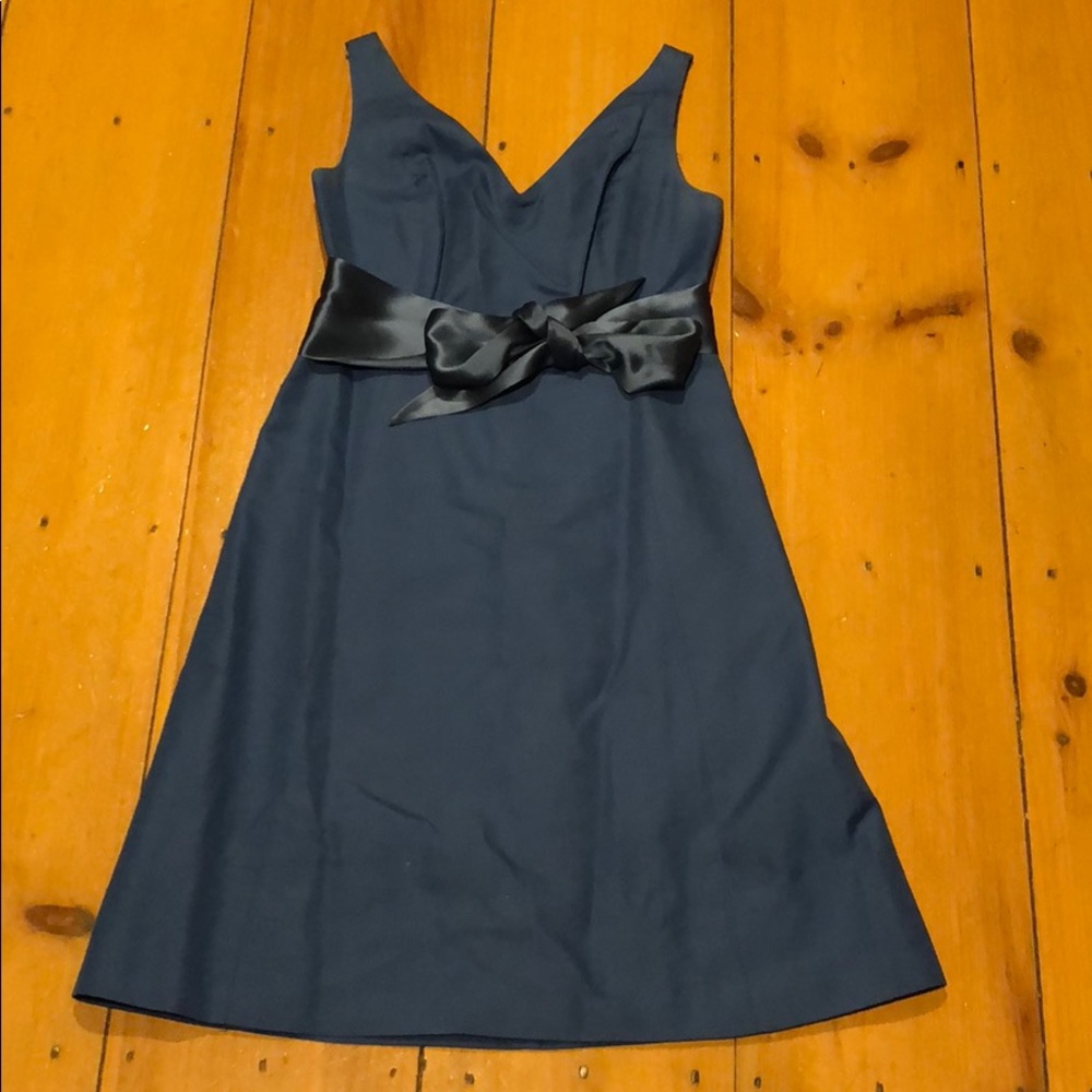 J crew cotton neck dress
